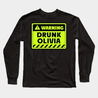 drunk Olivia Long Sleeve T-Shirt